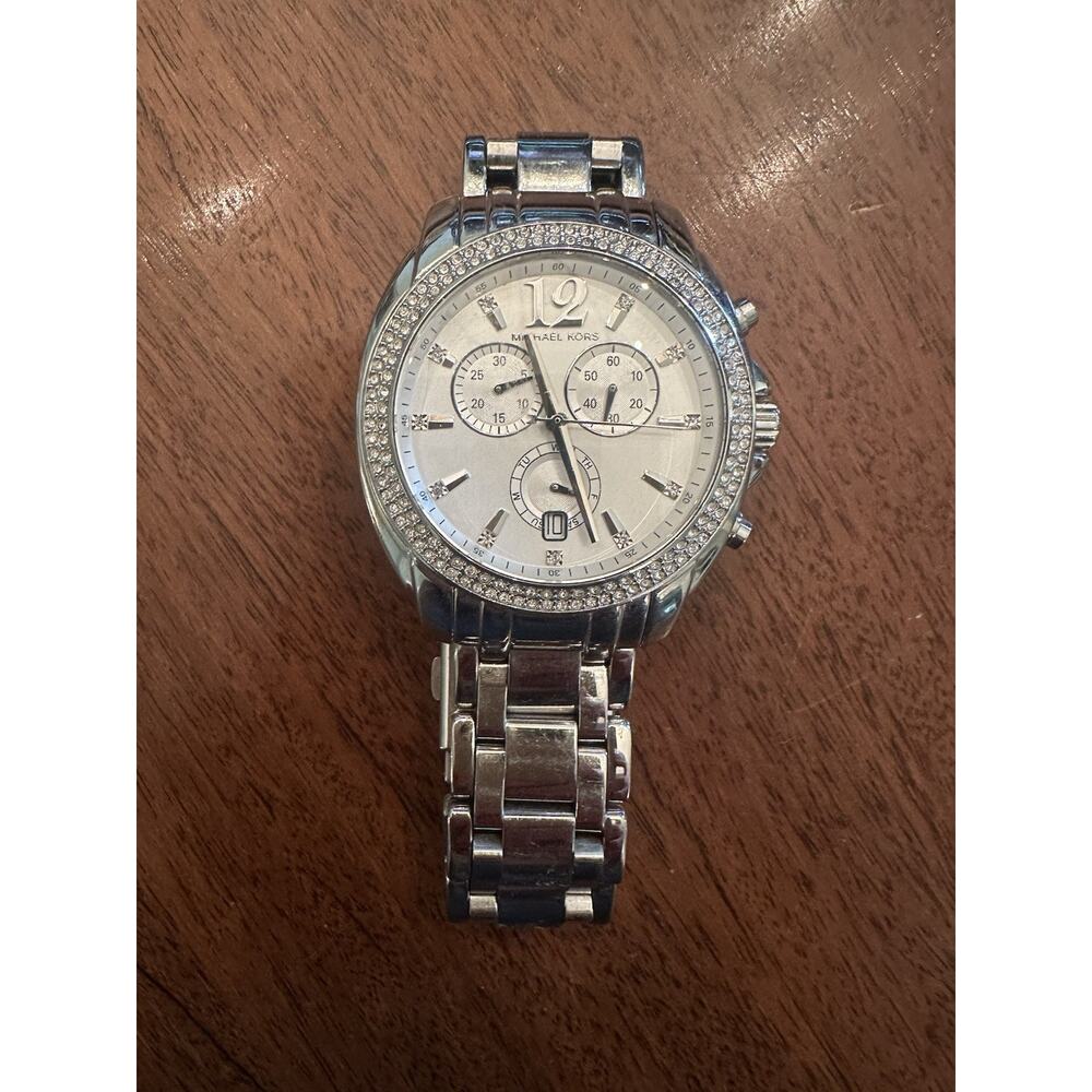 Michael Kors Bradshaw Men's Chronograph Wristwatch Gold Quartz Bracelet
